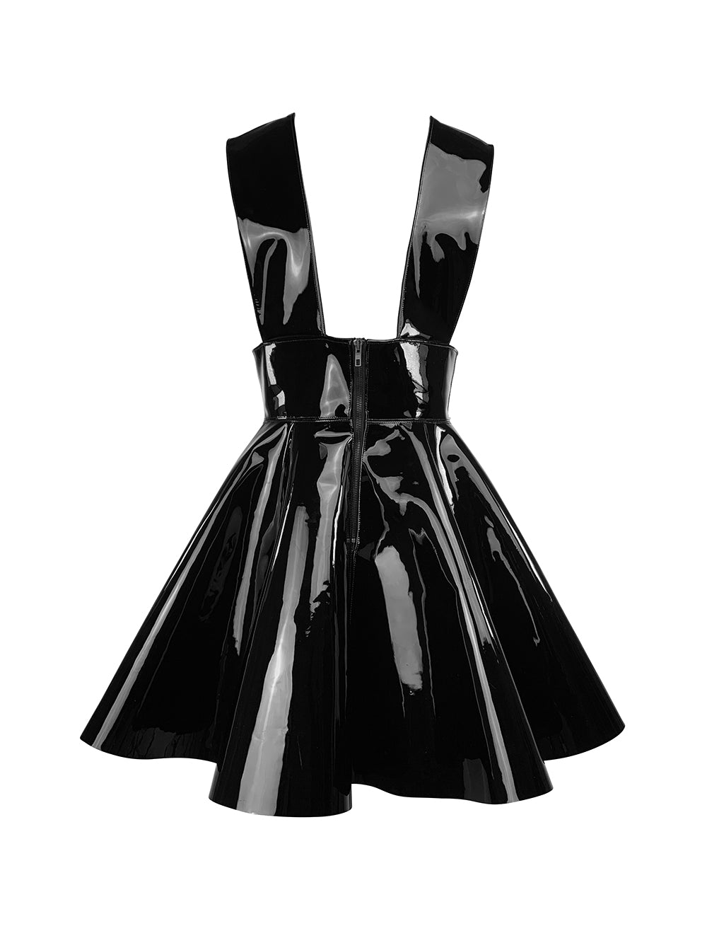 SHELL MINI LACKLEDER - Kleid