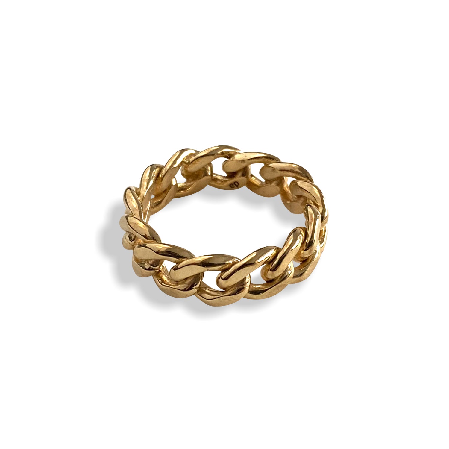 TANK CHAIN FINE - Gold Ring