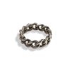 TANK CHAIN FINE - Gunmetal Ring