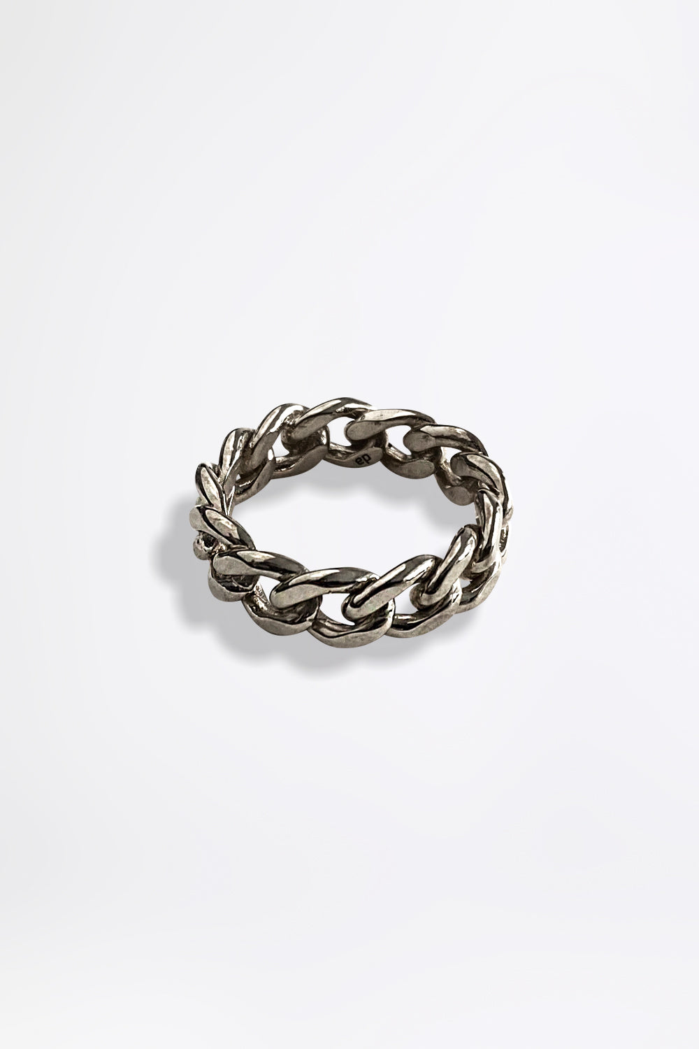 TANK CHAIN FINE - Gunmetal Ring