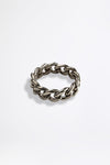 TANK CHAIN FINE - Gunmetal Ring