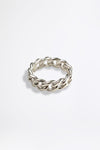 TANK CHAIN FINE - Silber Ring
