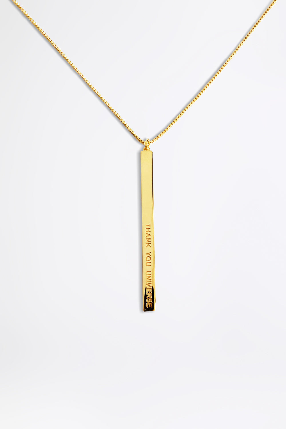 THANK YOU UNIVERSE - Gold Halskette