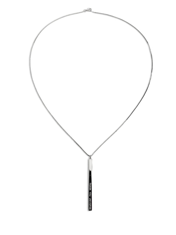 THANK YOU UNIVERSE - Silver Necklace