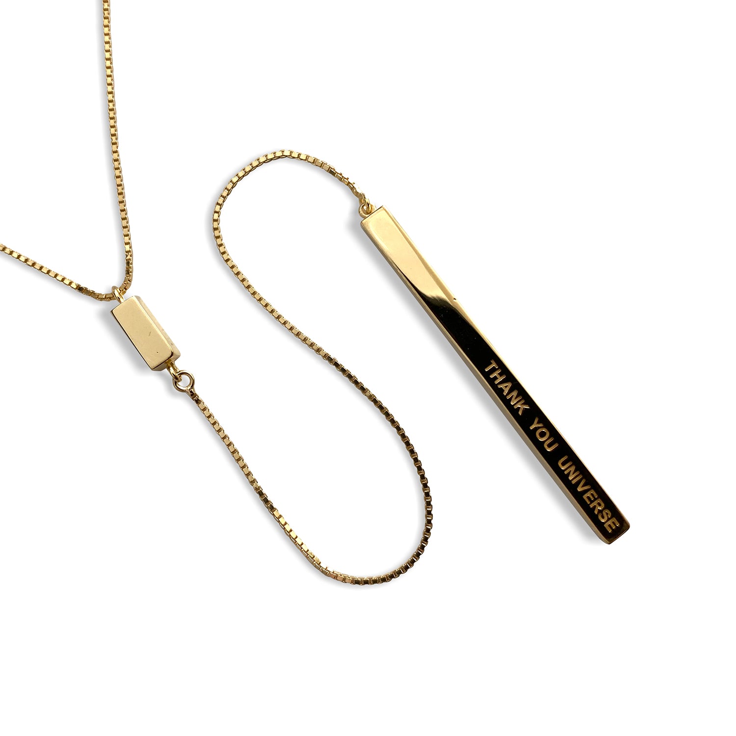 THANK YOU UNIVERSE - Y-Gold Necklace