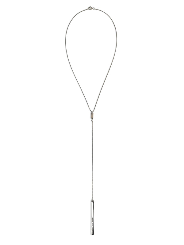 THANK YOU UNIVERSE - Y-Silver Necklace