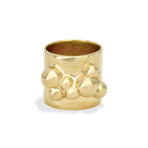 TUBE BUBBLE - Gold Ring