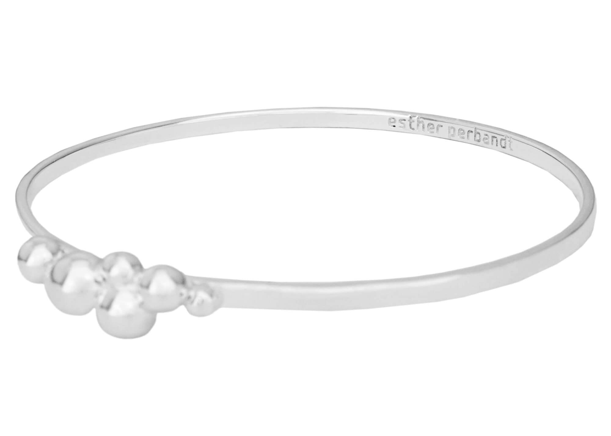 FINE BUBBLE - Silver Bangle