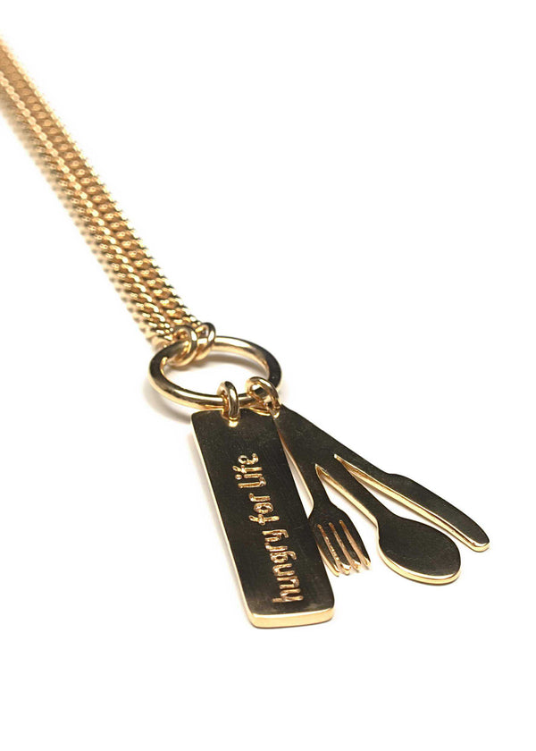 HUNGRY FOR LIFE - Fine Gold Necklace | esther perbandt