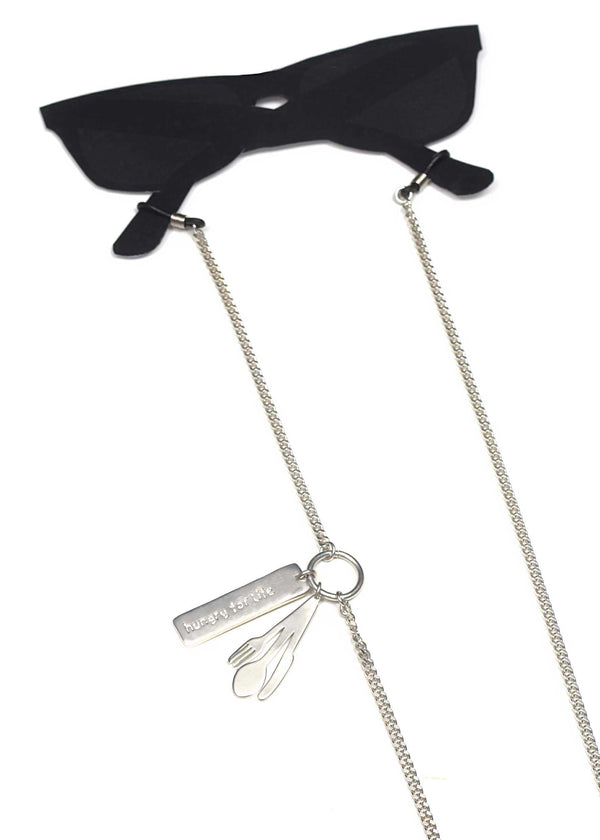 HUNGRY FOR LIFE - Silver Glasses Necklace | esther perbandt