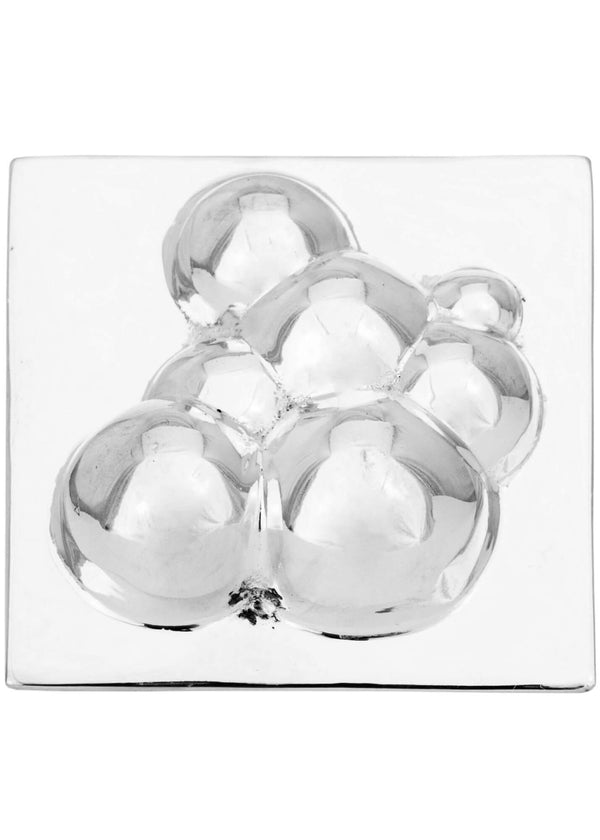 SQUARE BUBBLE - Silberring