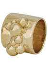 TUBE BUBBLE - Gold Ring