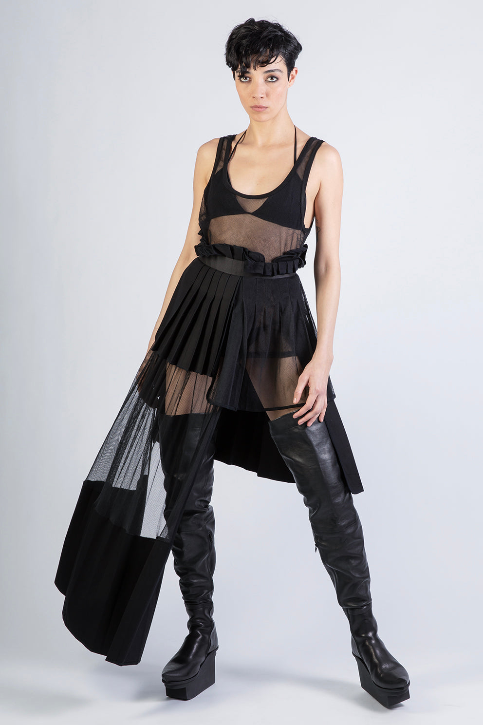 MESH - Skirt - Women