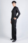 SMOKING SATIN - Pants