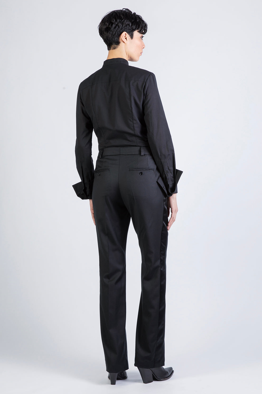 SMOKING SATIN - Pants