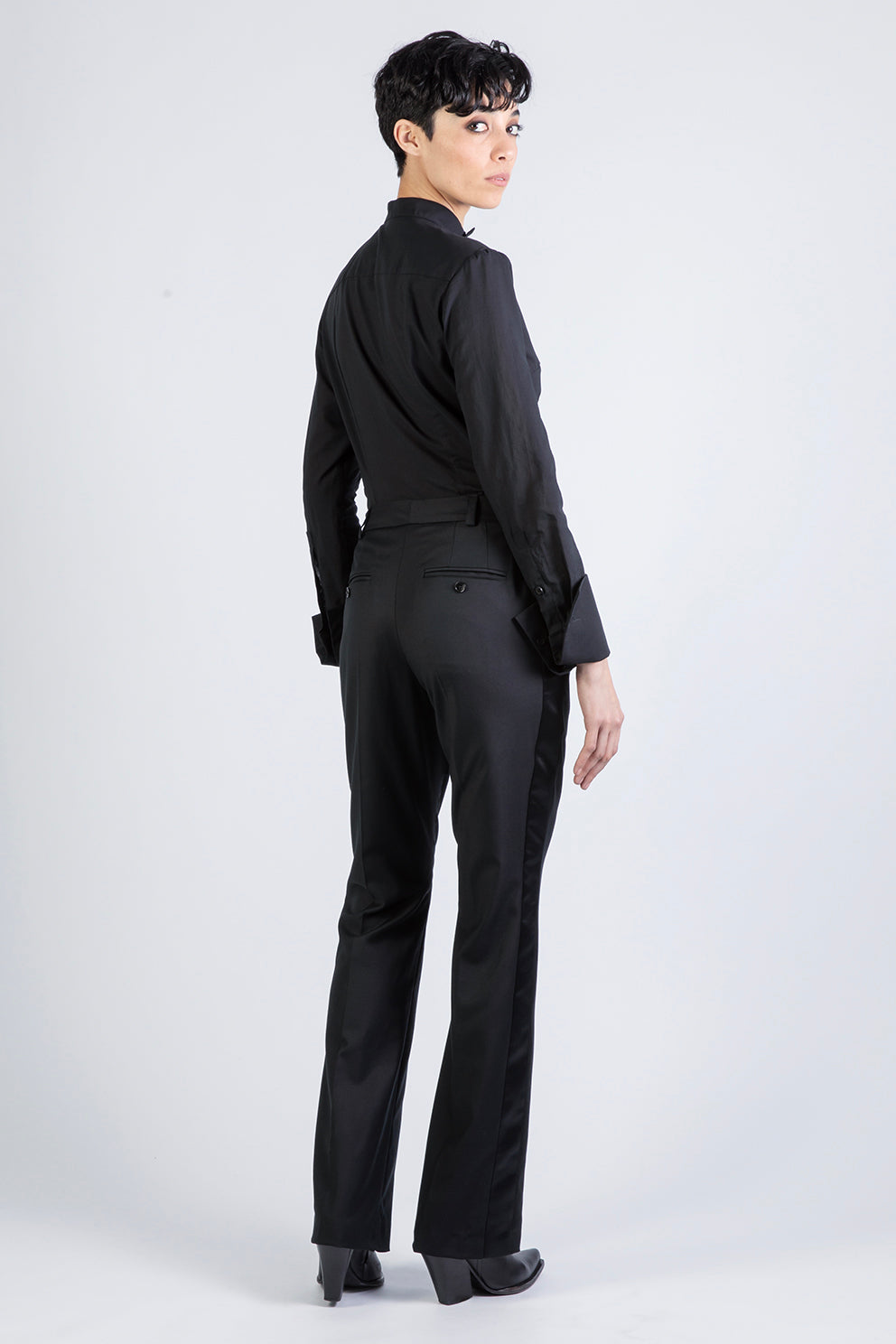SMOKING SATIN - Pants