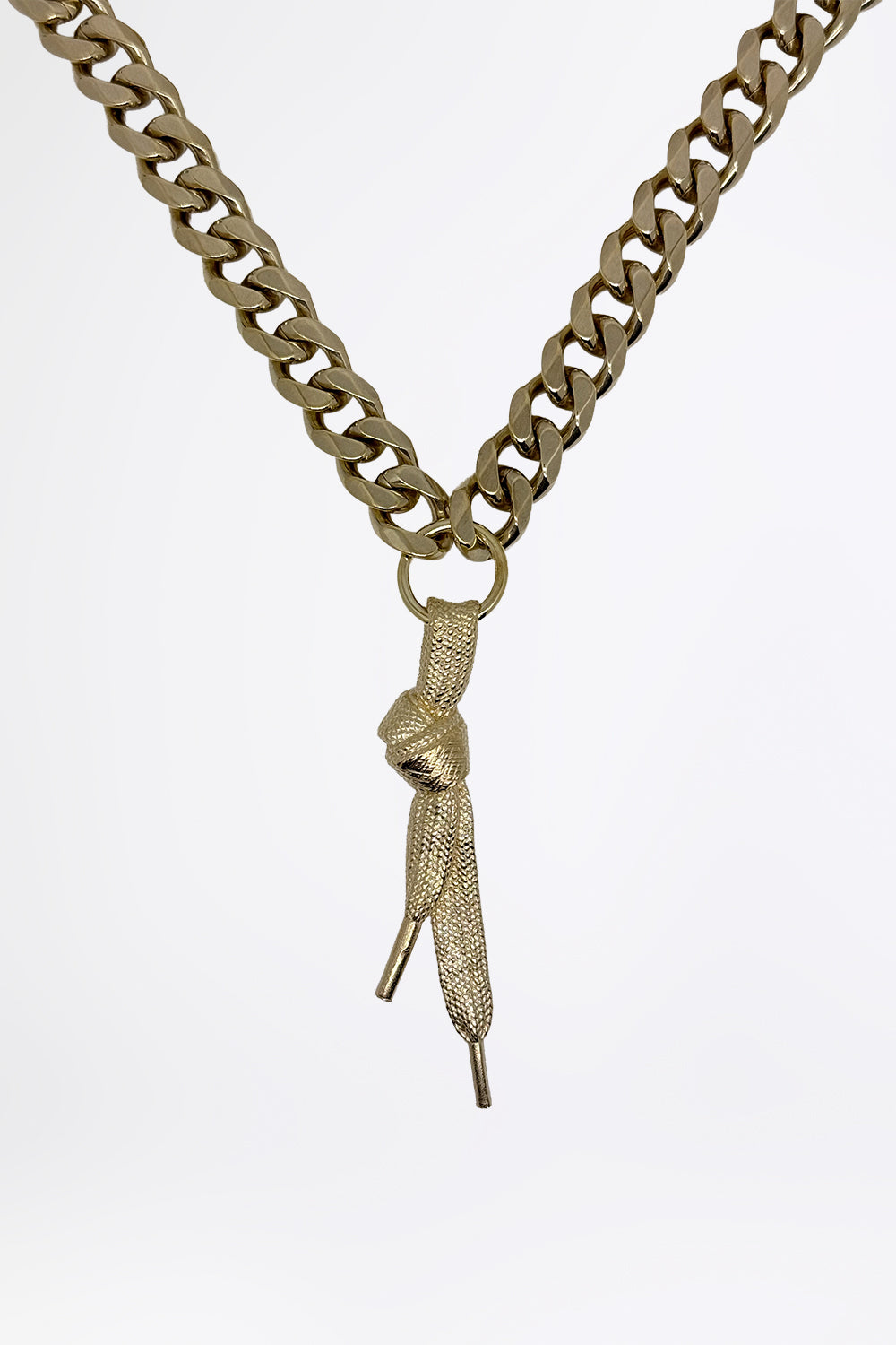 LACE - 重厚なネックレス ゴールド