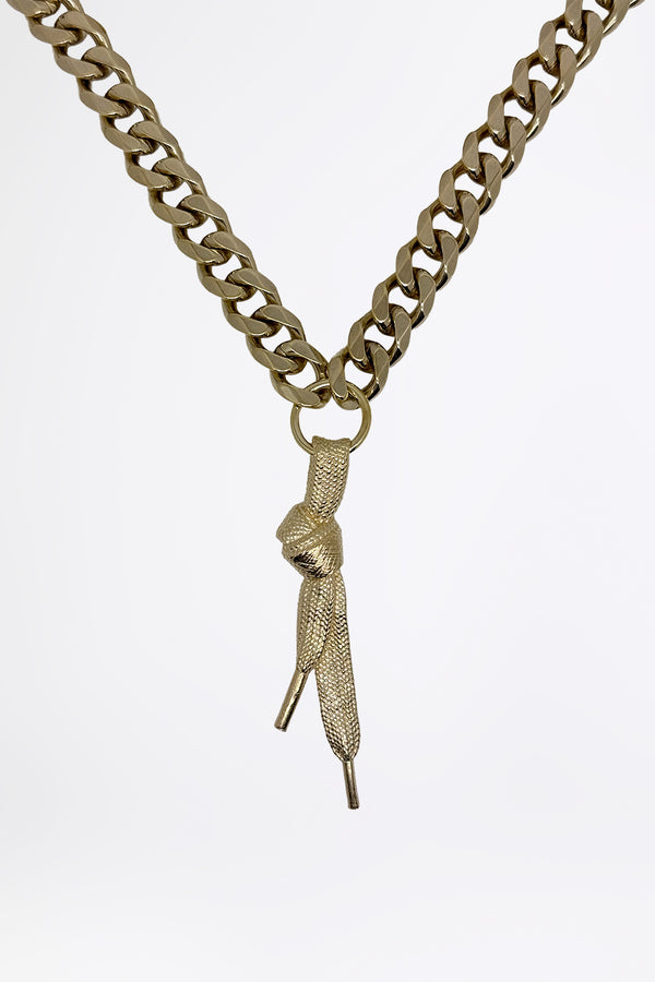 LACE - 重厚なネックレス ゴールド