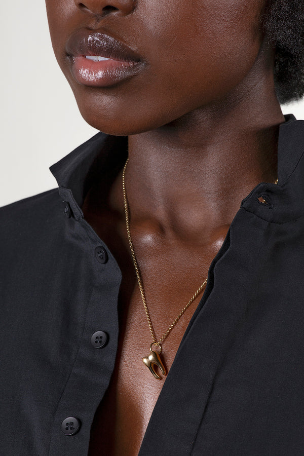 TOOTH - ショートネックレス ゴールド