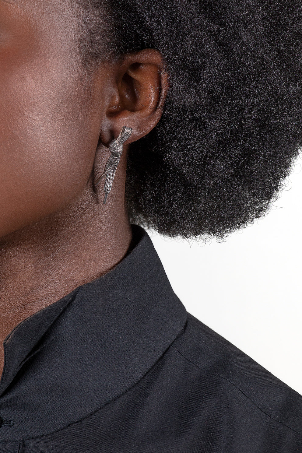 LACE - イヤリング シルバー