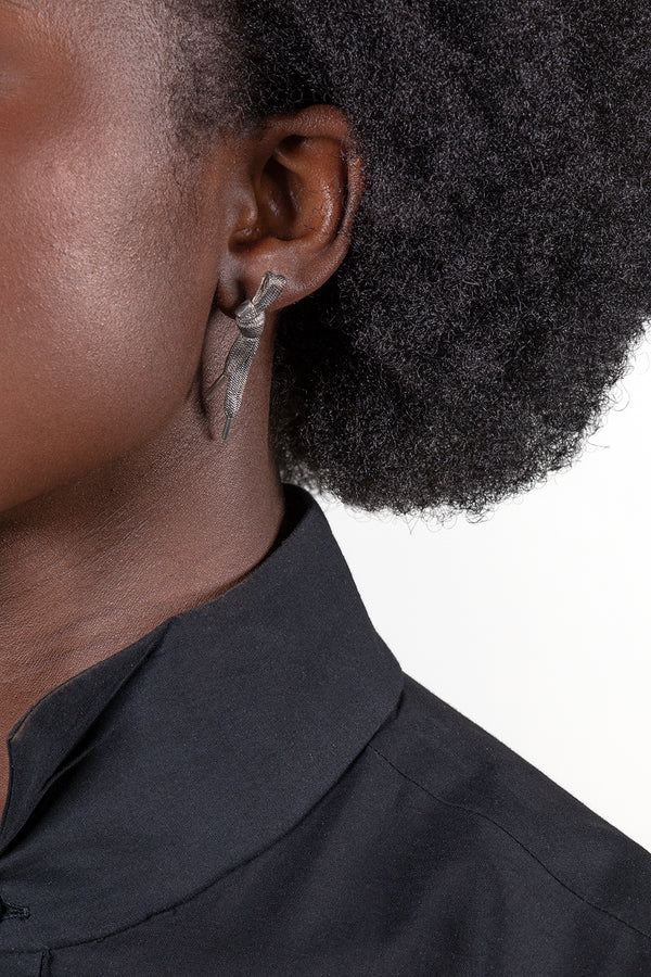 LACE - イヤリング シルバー