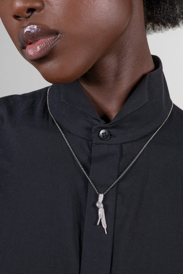 LACE - ファインネックレス シルバー