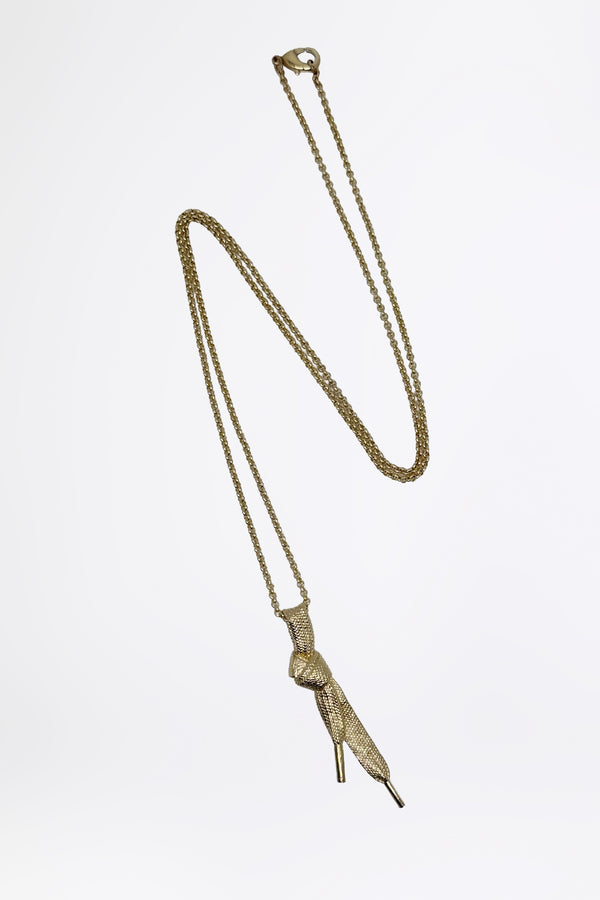 LACE - 繊細なネックレス ゴールド