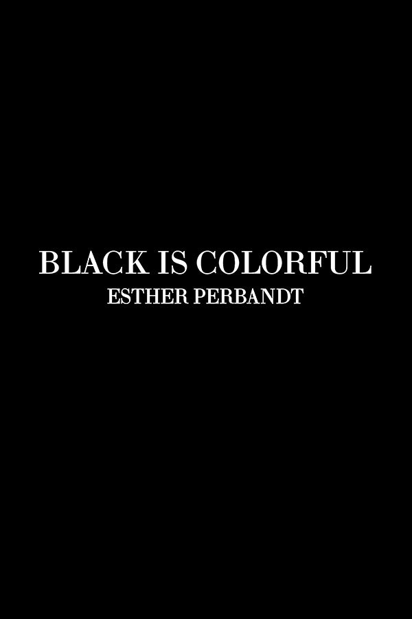 BLACK IS COLORFUL - Statement T-Shirt