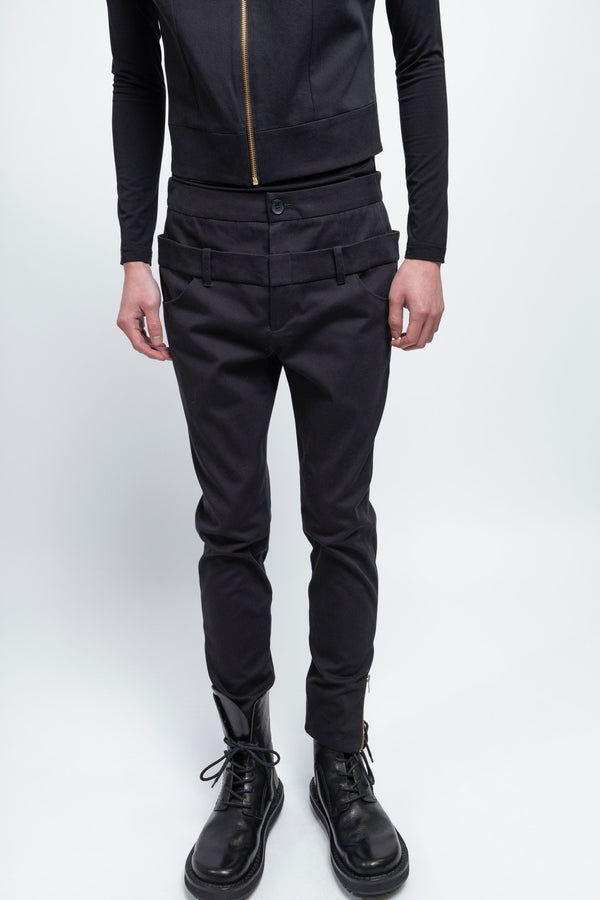 SKINNY NORRIS GOLD - Pants - Men