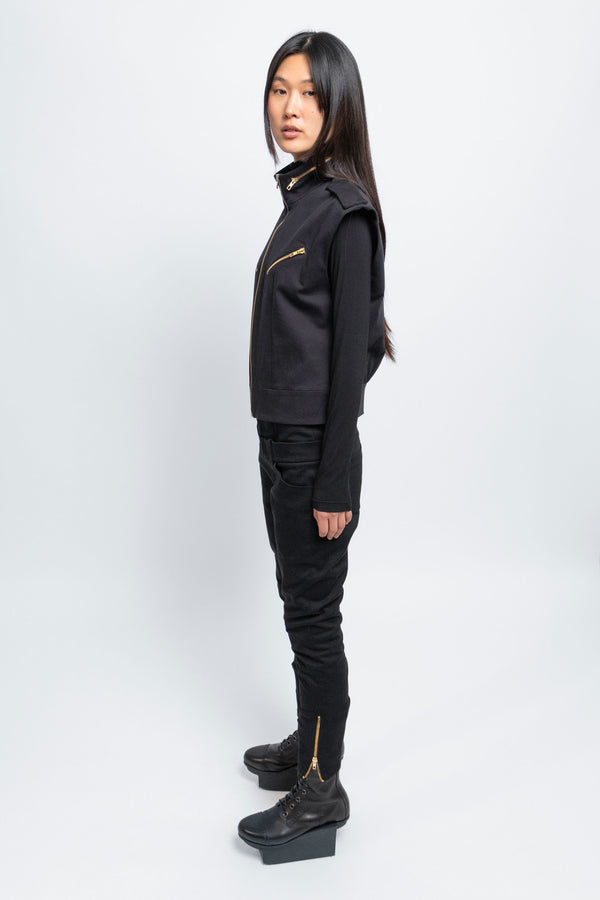 SKINNY NORRIS GOLD - パンツ - 女性