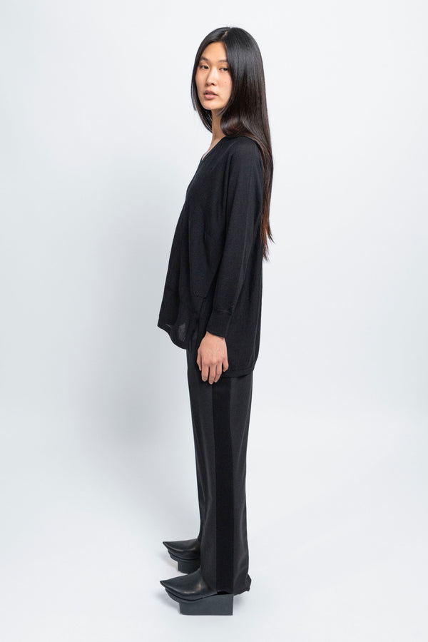 MOONLIGHT - V-Neck Strickpullover - Frauen