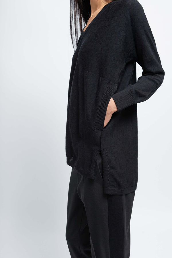 MOONLIGHT - V-Neck Strickpullover - Frauen