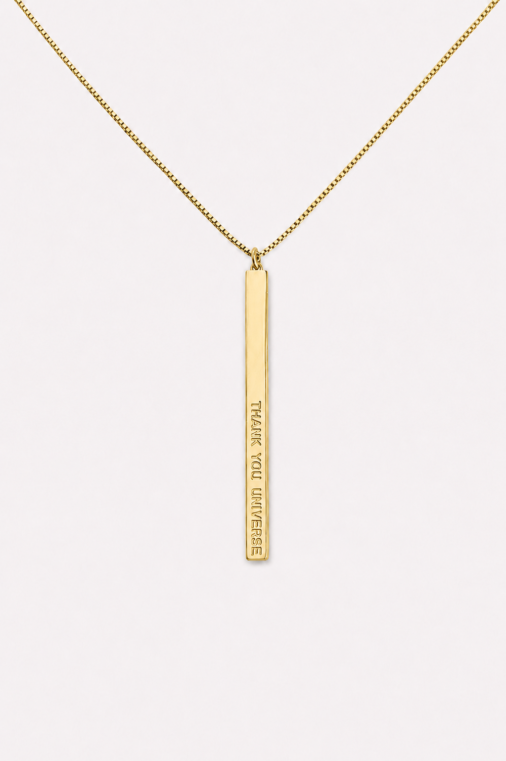 THANK YOU UNIVERSE - Gold Necklace
