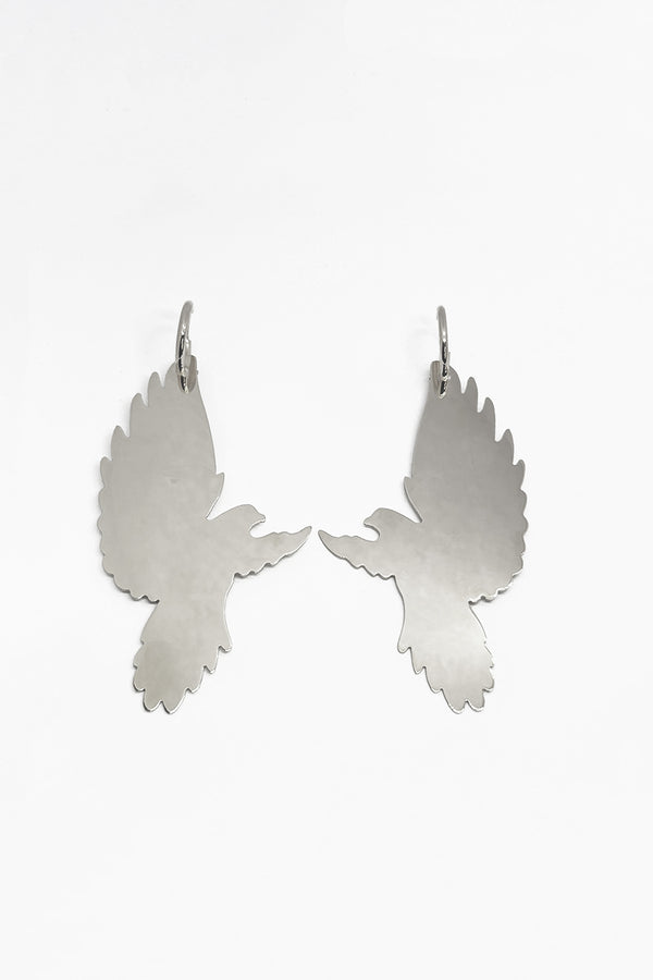 BIRD - Silver Earring