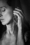GEARWHEEL - Triple Silver Earring