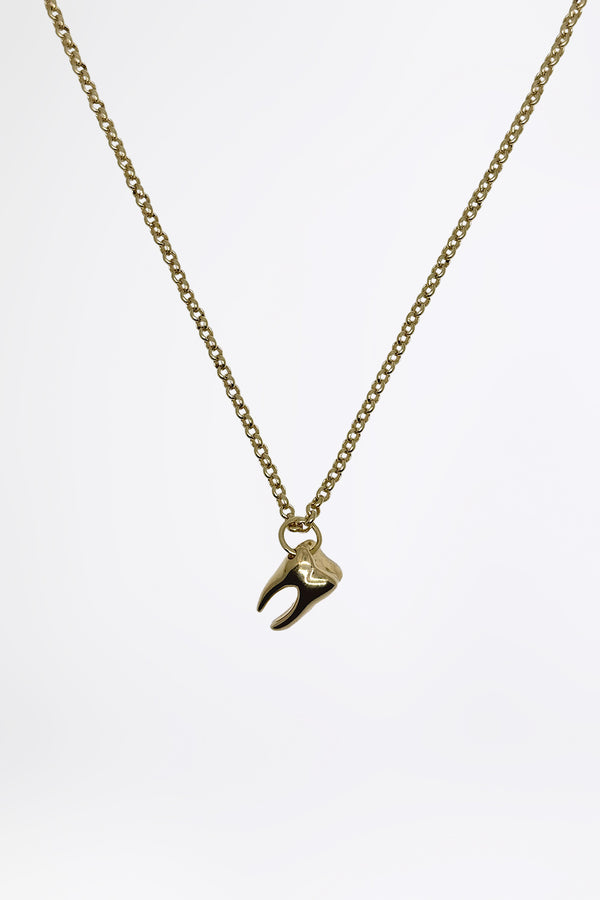 TOOTH - ロングネックレス ゴールド