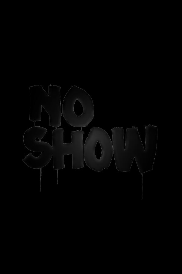 NO SHOW Schwarz - Statement T-Shirt