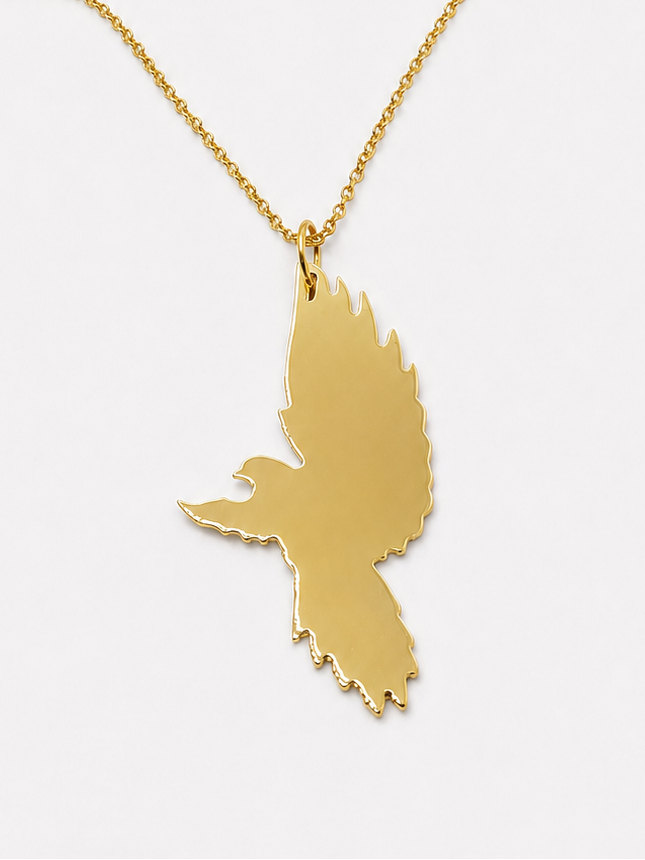 BIRD - Long Gold Necklace