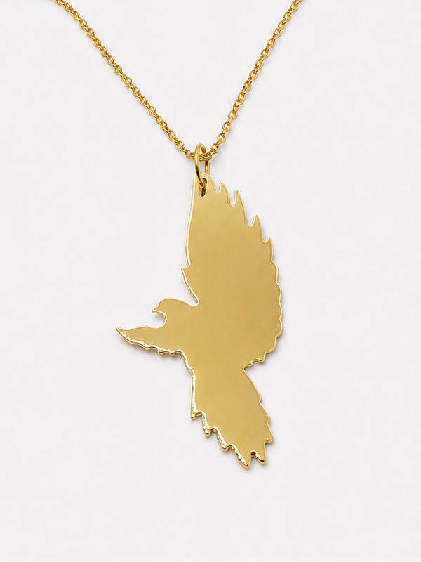 BIRD - Long Gold Necklace