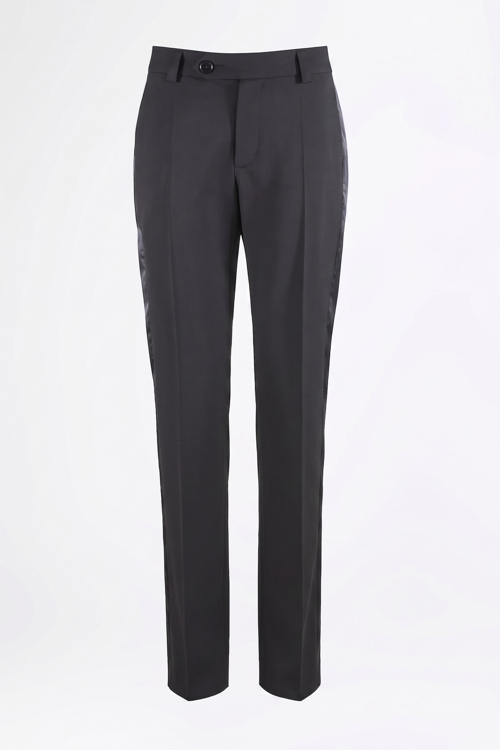 black satin cigarette trousers Comfort Fit Silk Pants for Women The Duchess Satin Cigarette Pants are designed to sit on the natural waist SMOKING SATIN - Pants -