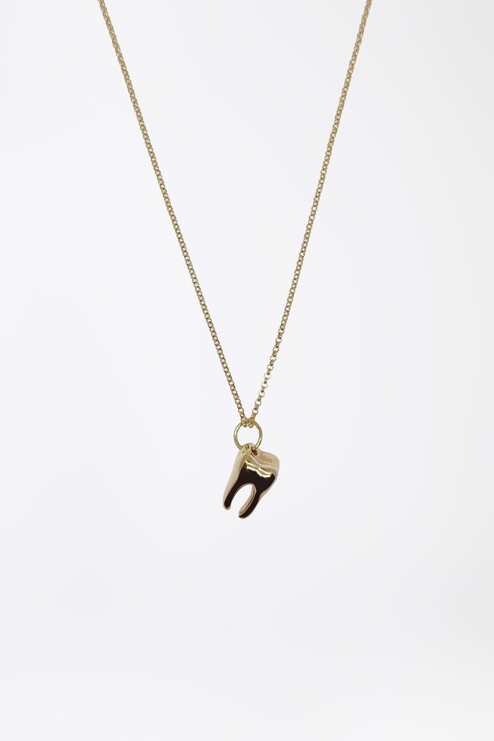 TOOTH - Short Necklace Gold