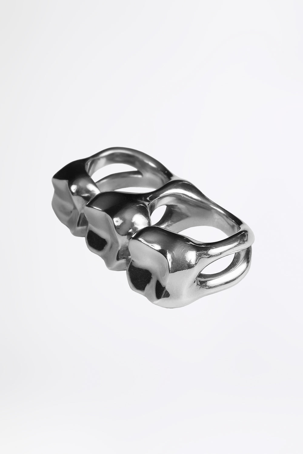 TRIPLE TOOTH - Ring Silver