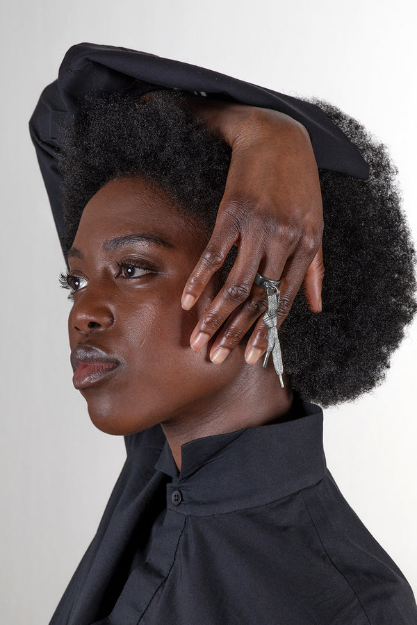 LACE - ボールドリング シルバー