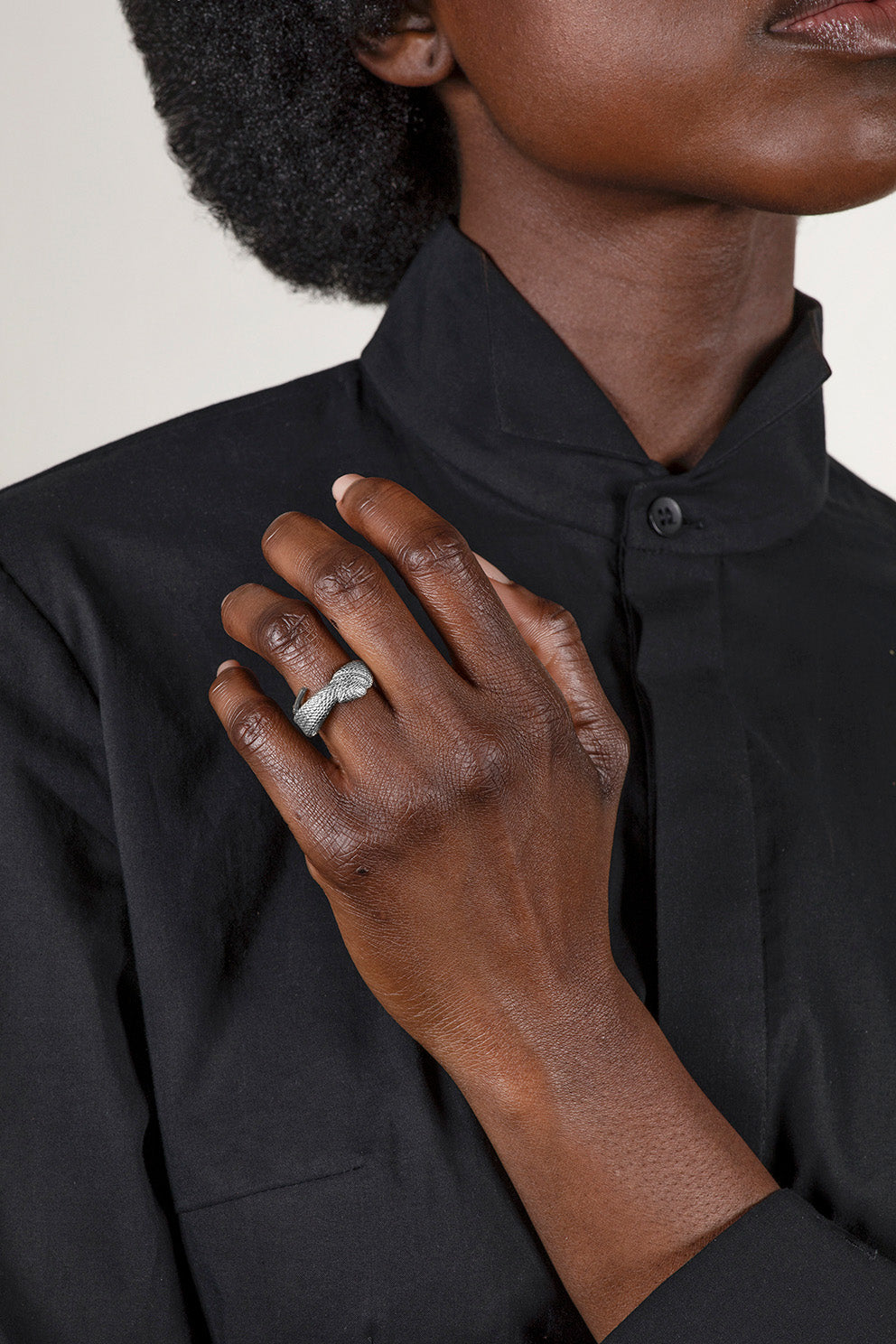 LACE - Wrapped Ring Silver