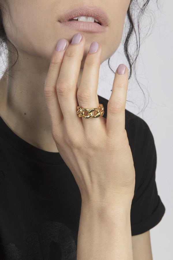 TANK CHAIN BOLD - Ring | esther perbandt