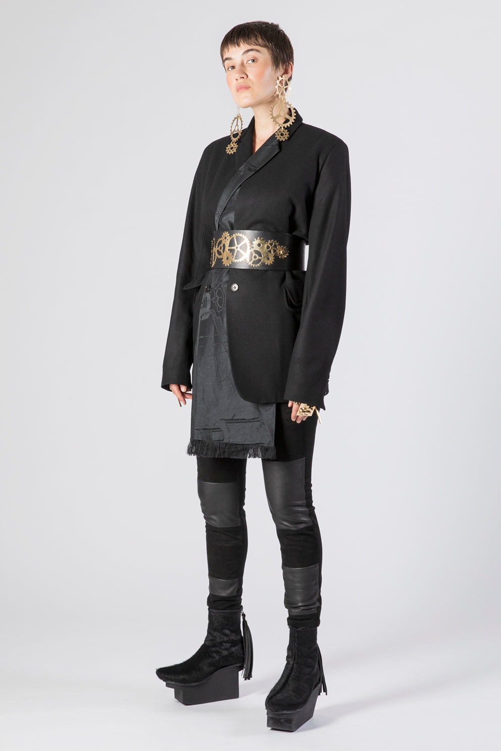 FAKE DOUBLE BREASTED MACHINE - Jacke - Frauen