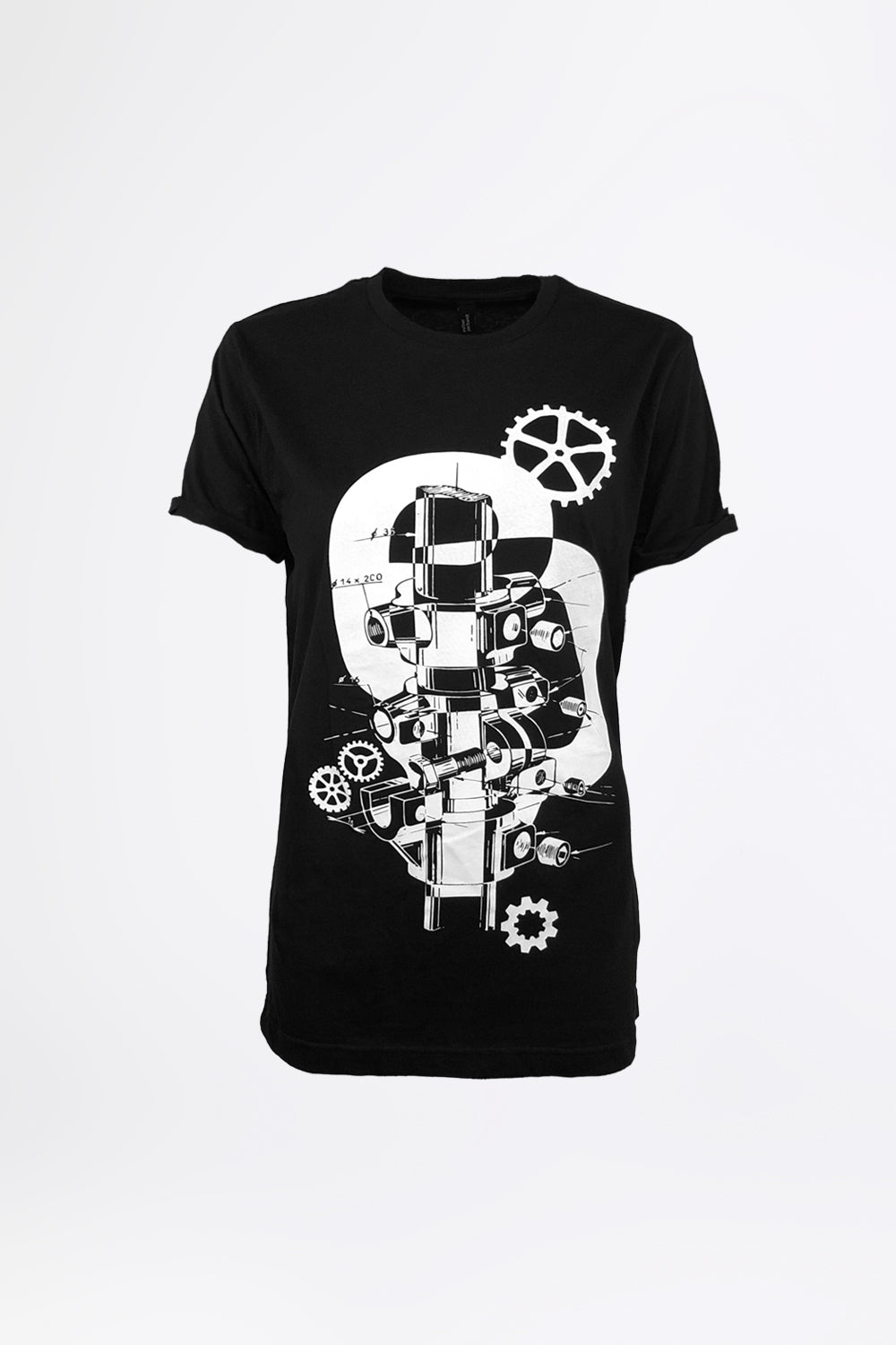 DREAM MACHINE - Schwarz Statement T-Shirt - Männer