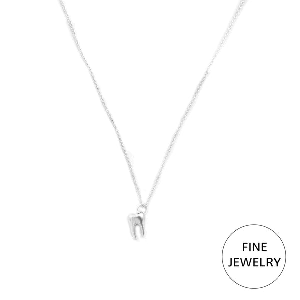 FINE JEWELRY - TOOTH - Silver Necklace