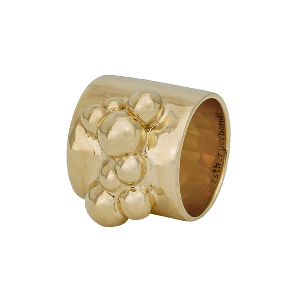 ECHTSCHMUCK - TUBE BUBBLE - Gold Ring