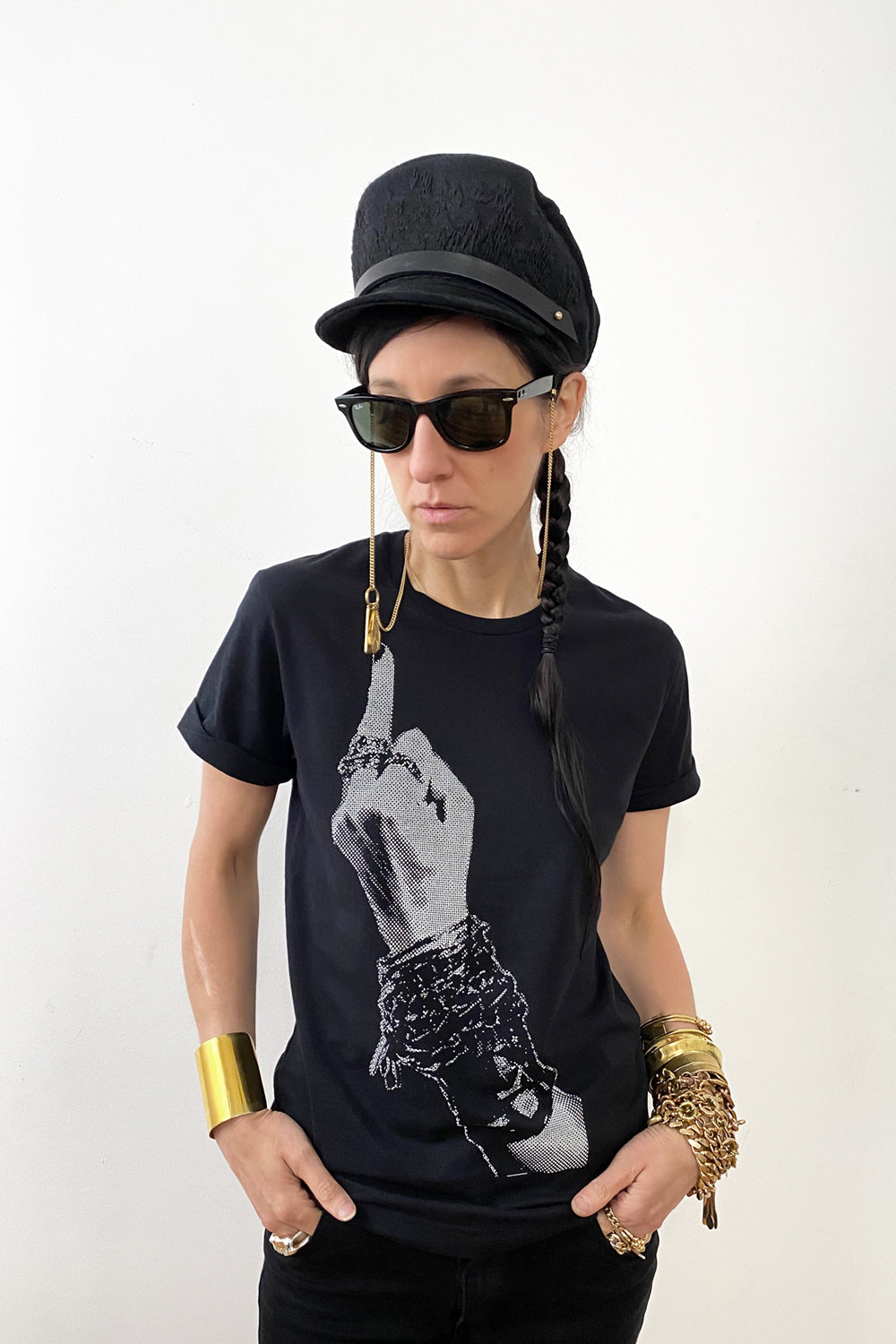 F*** OFF - Schwarz Statement T-Shirt - Frauen